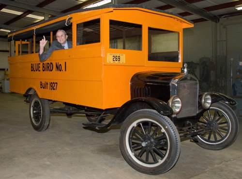 Albert Luce Sr. built Blue Bird No. 1 more than 85 years ago